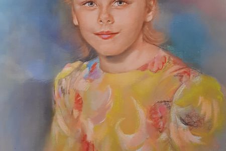 Girl with yellow dress